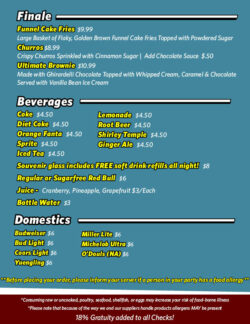 Food Drink Menu Hartford Funny Bone Comedy Club Restaurant Food Drink Menu Hartford Funny Bone Comedy Club Restaurant