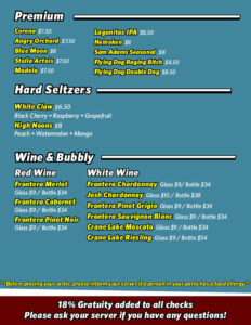 Food Drink Menu Hartford Funny Bone Comedy Club Restaurant Food Drink Menu Hartford Funny Bone Comedy Club Restaurant
